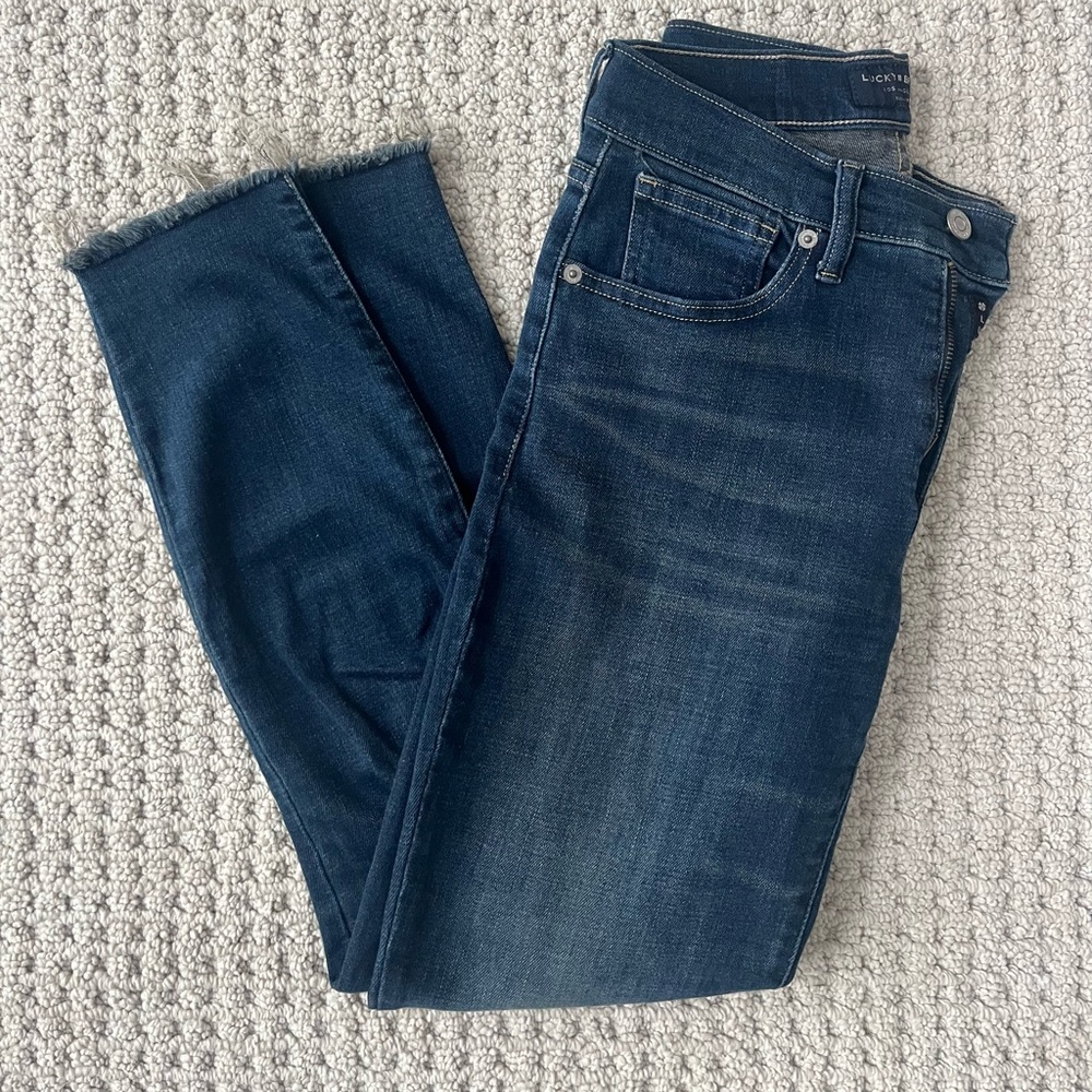 High rise lucky jeans
